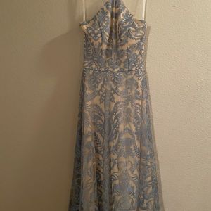 Fairytale formal full length lace dress